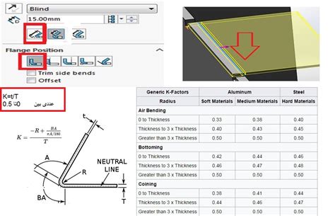 what is k factor in sheet metal|solidworks sheet metal k factor.